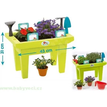 Dětský domeček Stůl pro zahradníka s nářadím
