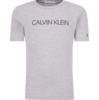 Pánské tričko CALVIN KLEIN JEANS Tričko INSTITUTIONAL | Barva:šedý | Velikost:140