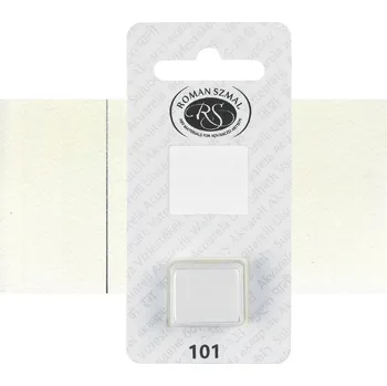 Vodová barva Akvarelová barva Roman Szmal AQUARIUS, půlpánvička - bílá Barva: 101 – Chinese White