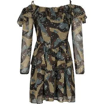 Dámské šaty GUESS JEANS Šaty VEDA | Barva:khaki | Velikost:XS