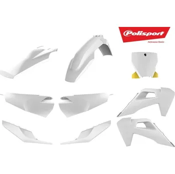 POLISPORT kompletní plasty MX HUSQVARNA TC125/250, FC250/350/450 19, barva OEM HUSQVARNA TC250 rok 2019