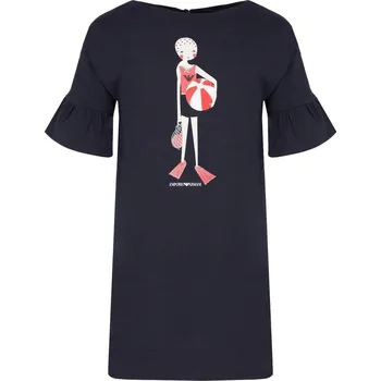 Dámské šaty Emporio Armani Šaty | Barva:tmavě modrá | Velikost:142