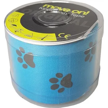 Tejpovací páska Move on! - Kineziologické tejpy MOVE ON! Tape pro děti - 5 cm x 5 m - modrá