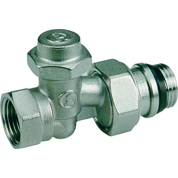 Stavebniny Giacomini Regulační radiátorové uzavíratelné šroubení přímé, s vypouštěním R715TG 1/2" x 18