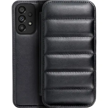 Náhradní kryt pro mobilní telefon Kryt PUFFER Book Samsung Galaxy S21 FE černý