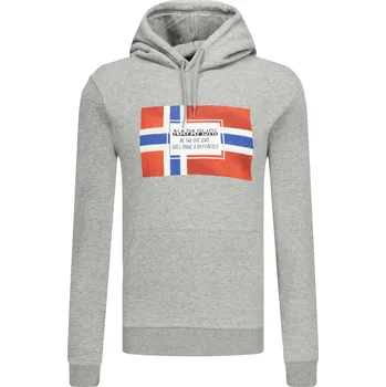 Pánská móda Napapijri Mikina bera h | Barva:šedý | Velikost:XXL