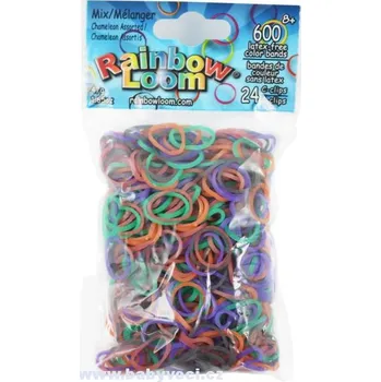 kreativní sada Rainbow Loom ® náhradní gumičky měnící barvu > varianta chameleon