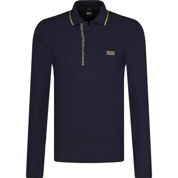 Pánská košile BOSS ATHLEISURE Polokošile Pleesy 4 | Barva:tmavě modrá | Velikost:L