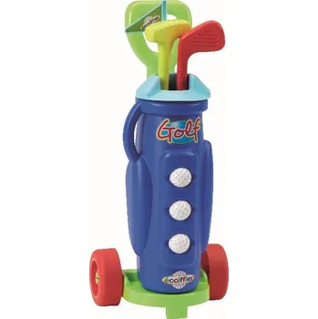 ÉCOIFFIER golfový vozík modrý s doplňk