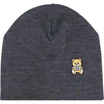 Oblečení a móda Moschino Vlněná čepice | Barva:grafitově šedý | Velikost:OS