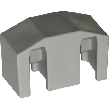 Příslušenství pro plot Příchytka panelu 3D CLASSIC na sloupek 60x60 mm, PVC, šedá