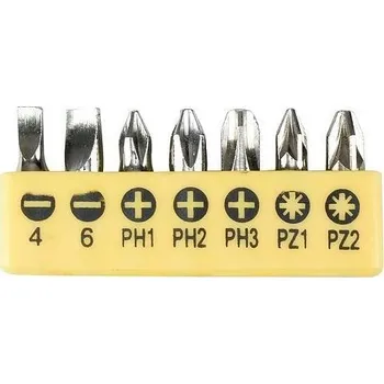 Bit TOPTRADE sada bitů, Cr-V, 7 ks 107549