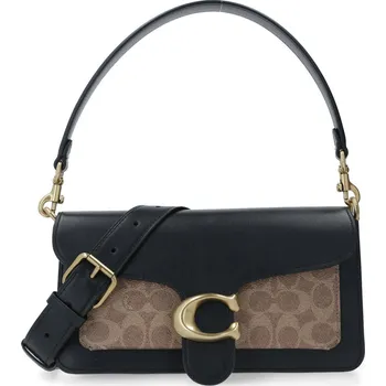 Kabelka Coach Kůžoná kabelka na rameno SIG | Barva:černý | Velikost:OS