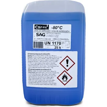 Směs do ostřikovače CARFIT Nemrznoucí směs do ostřikovačů -80°C 25l