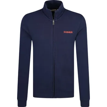 Pánská mikina Napapijri Mikina BOLANOS FZ MEDIEVAL | Barva:tmavě modrá | Velikost:M