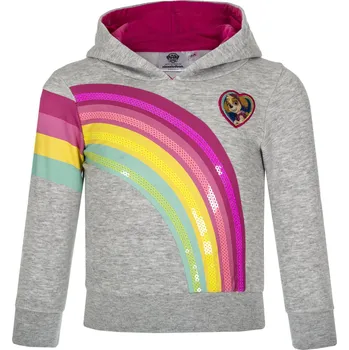 Chlapecká mikina Paw Patrol - Tlapková patrola -Licence Dívčí mikina - Paw Patrol VH1321, světle šedý melír Barva: Šedá, Velikost: 98