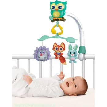 Kolotoč nad postýlku Kolotoč lesní zvířátka s ukolébavkami