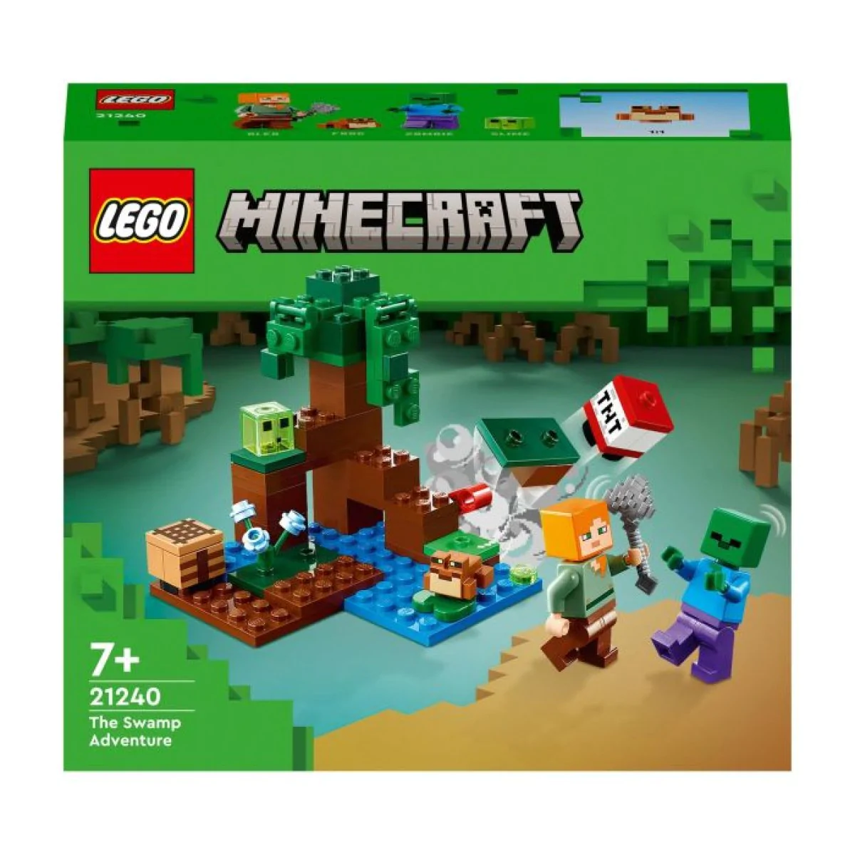 LEGO Minecraft 21240 Dobrodružství v bažině od 181 Kč - Zbozi.cz