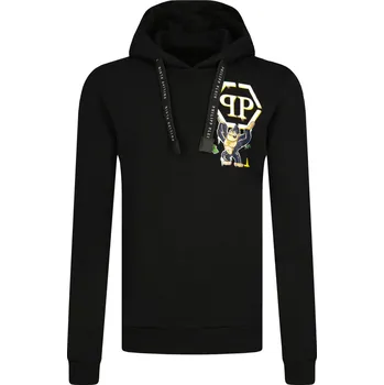 Pánské oblečení Philipp Plein Mikina king plein | Barva:černý | Velikost:M