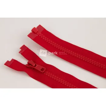 Zip Zip YKK - 50cm - dělitelný - červená - 337