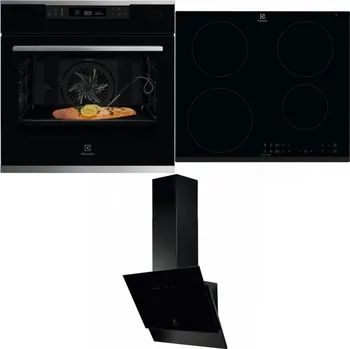 Set domácích spotřebičů ELECTROLUX KOBCS31X + ELECTROLUX LIR60430 + ELECTROLUX LFV616K