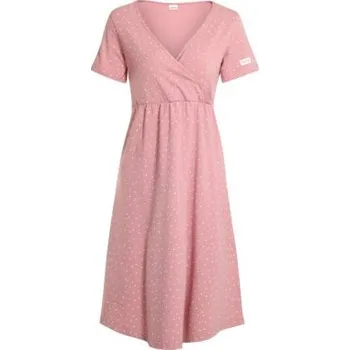 Dámské noční prádlo Moniel košilka/šaty kojící Dots - Růžová, vel. L