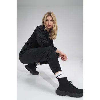 Stylové dámské tepláky M762 FIGL Barva: Černá, Velikost: L