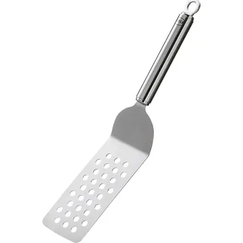 Obracečka Lopatka děrovaná 32 cm - RÖSLE (Sendvičová paleta zalomená s perforací 32 cm - RÖSLE)