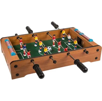 Stolní fotbal Stolní fotbálek 50 x 31 x 9 cm hnědý