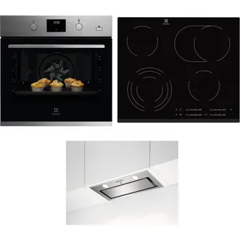 Set domácích spotřebičů ELECTROLUX KODGH70TX + ELECTROLUX EHF6547FXK + ELECTROLUX LFG716X