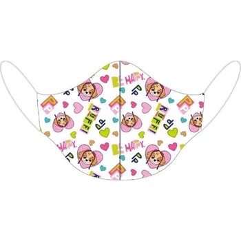 rouška ROUŠKA TLAPKOVÁ PATROLA > varianta 43964 - bílá dívčí