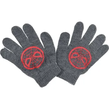 Rukavice Spider - Man tmavě šedé chlapecké rukavice Velikost: ONE SIZE