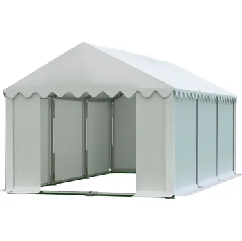 Zahradní stan Skladový stan 4x6m bílá PREMIUM
