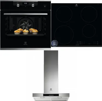 Set domácích spotřebičů ELECTROLUX KODEH70X + ELECTROLUX LIR60433B + ELECTROLUX LFT426X
