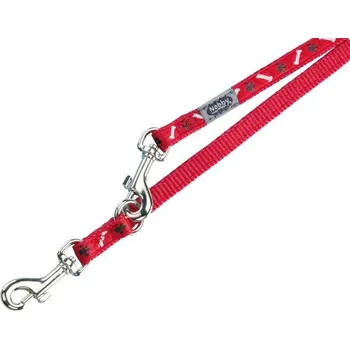 Vodítko pro psa Nobby MINI textilní vodítko 200cm / 10mm červená
