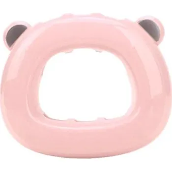 Držák na kartáček Držák na zubní kartáčky | držák do koupelny, styl medvídek - Růžová