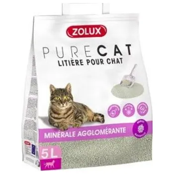 Podestýlka pro kočku Podestýlka PURECAT antibacterial scent clump 5l Zolux