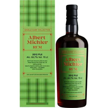 Likér Albert Michler 2012 Fiji Single Cask 66,7 % 0,7 l