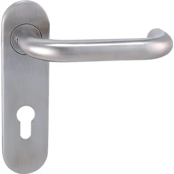 MP KOVÁNÍ MP - COSLAN - SPECIAL - SOK Provedení: PZ (vložkový zámek), Povrch: BN - broušená nerez, Rozteč: 90 mm