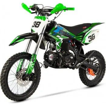 malá motorka Pitbike XB38 125cc 4T el.start zelený