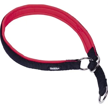 Obojek pro psa Nobby CLASSIC PRENO polostahovací obojek polstrovaný červená M 40-45cm