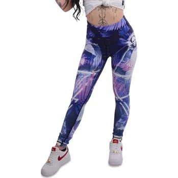 Dámské legíny Yakuza dámské legíny ELECTRIC SLIDE LEB 20127 Bunt - L