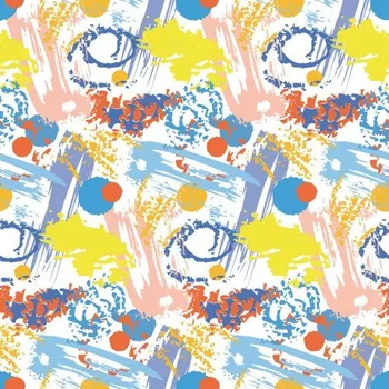 Softshell potisk abstraktní, vzor č. 75, metráž, látka funkční materiál