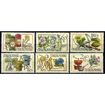Poštovní známka Českosloveská pošta (1971) č. 1914 - 1919 ** - Československo - Mezinár. kongres o dějinách farmacie
