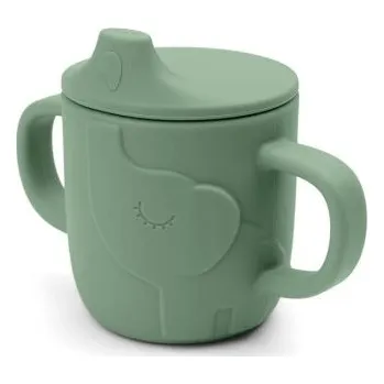 Done by Deer Peekaboo hrneček s pítkem Elphee - Zelený