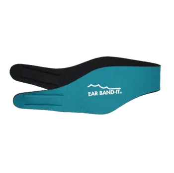 Plavecká čepice Ear Band-It® Teal čelenka na plavání Velikost čelenky: L Čelenka na plavání