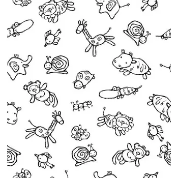 Šusťákovina KENT, potisk,zvířátka, látka metráž