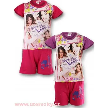 Letní komplet tričko a kraťasy Violetta > varianta 114 - růžová > 116