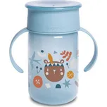 Suavinex Forest láhev na učení 340 ml - Modrá