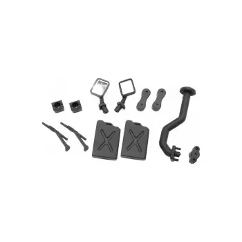 RC vybavení 1:18 Hobbytech CRX18 Crawler: Plastové doplňky laxanové karoserie, sada